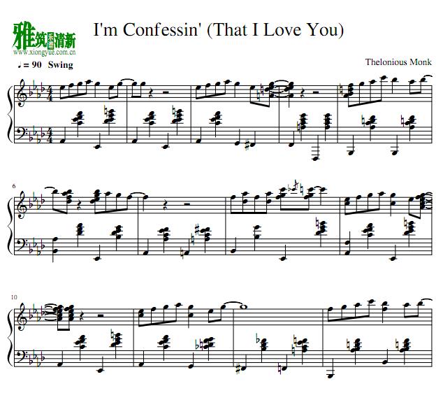 Thelonious Monk - I'm Confessin' (That I Love You) ʿ