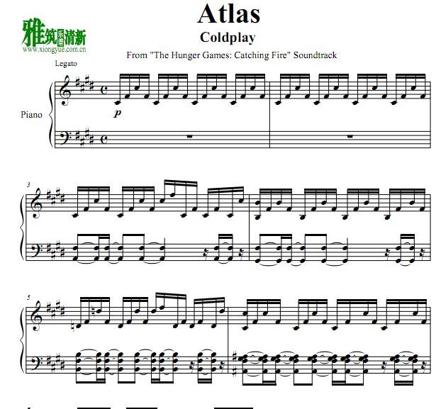 Francesco Parrino版 Atlas钢琴谱