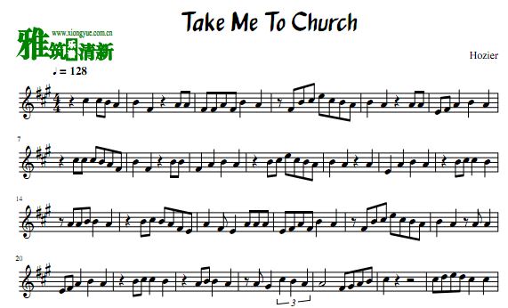 Take Me To Church小号独奏谱