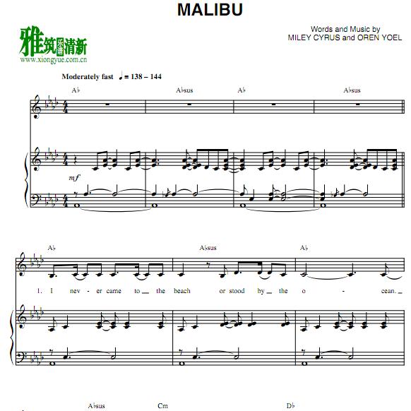 MILEY CYRUS - MALIBUٰ