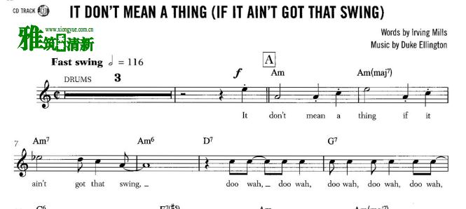 It Don't Mean a Thing小号谱  If it ain't got that swing小号谱