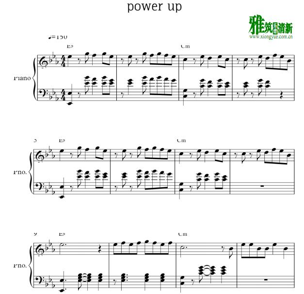 Red Velvet - Power Up钢琴谱