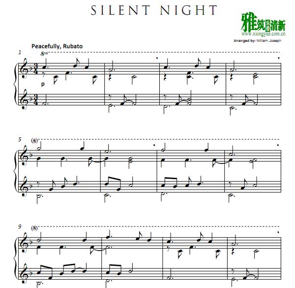 William Joseph - Silent Night钢琴谱