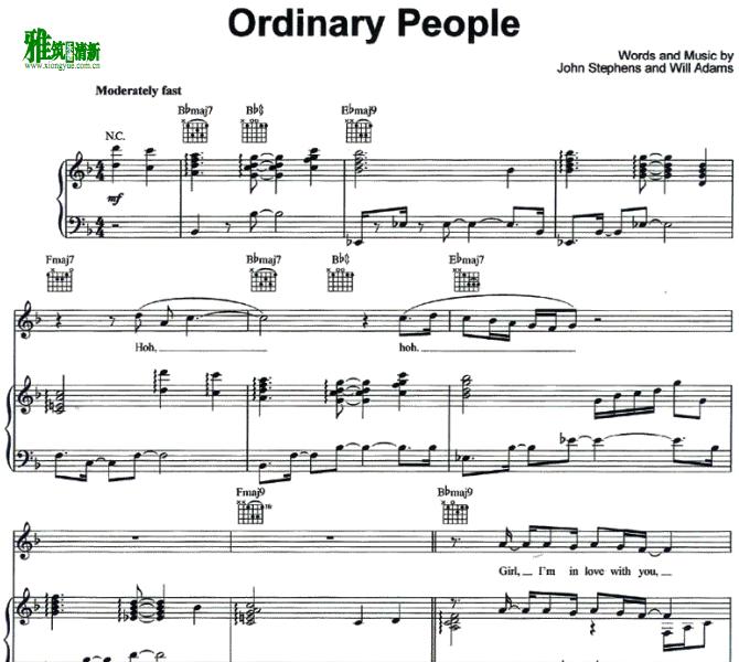 John Legend - Ordinary People