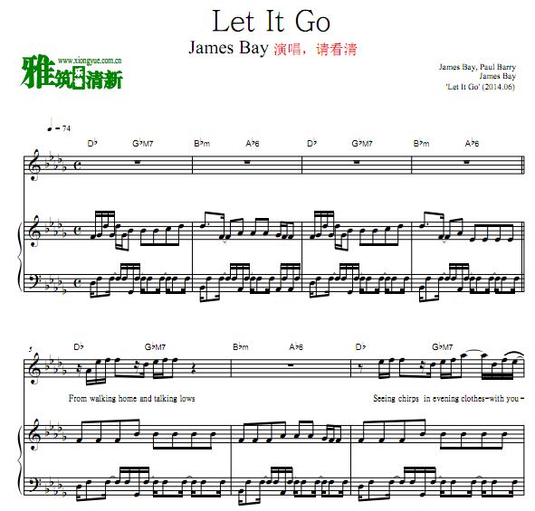 James Bay - Let It Go 