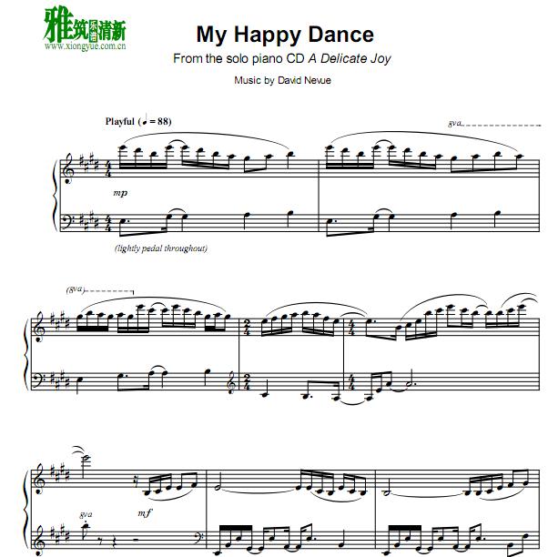 David Nevue - My Happy Dance钢琴谱