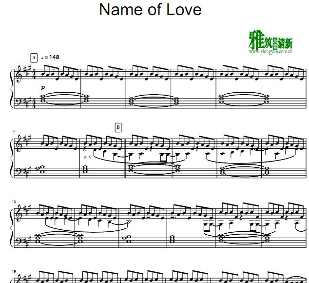 进击的巨人第三季 Name of Love钢琴谱