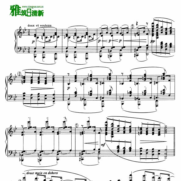 德彪西前奏曲1-12钢琴谱