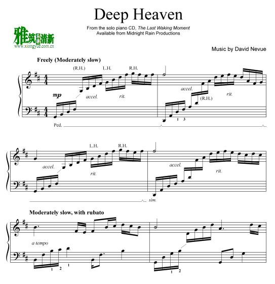 David Nevue - Deep Heaven钢琴谱