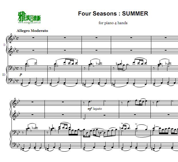 Ƥ Piazzolla Four Seasons summer