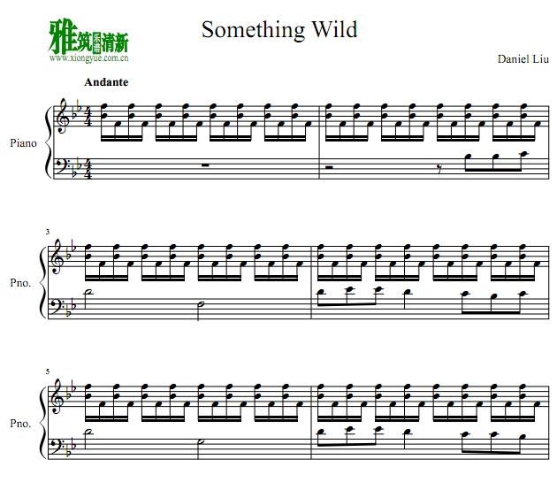 Something Wild钢琴谱