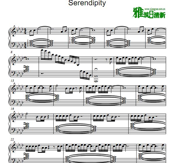 BTS - Serendipity独奏钢琴谱