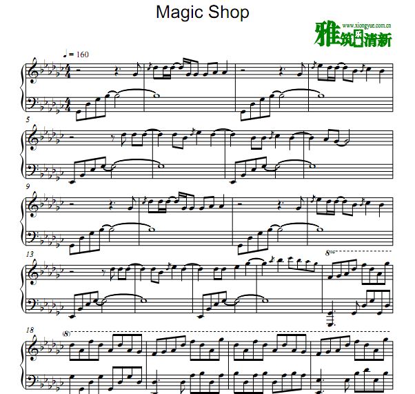 BTS防弹少年团 Magic Shop钢琴谱