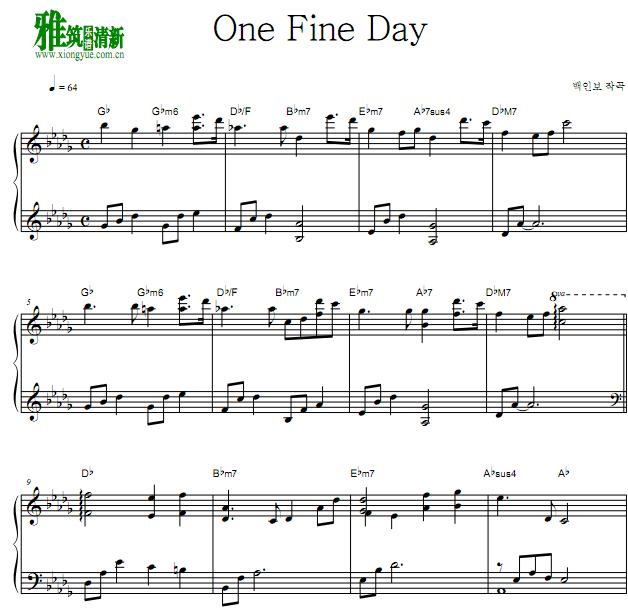   OST : Special Edition - One Fine Day