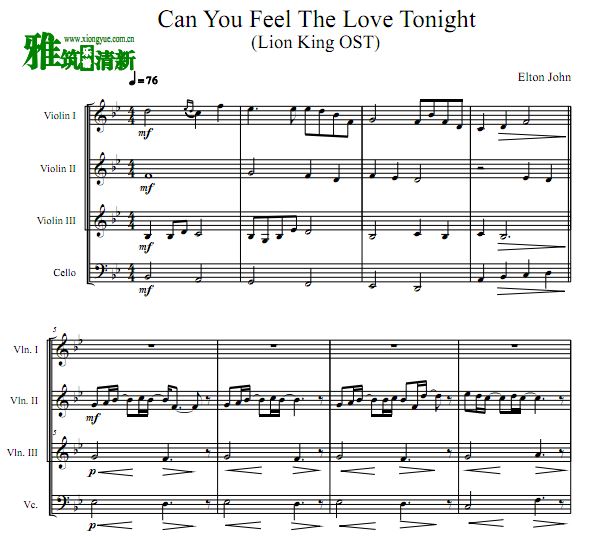can you feel the love tonight Сһٺ