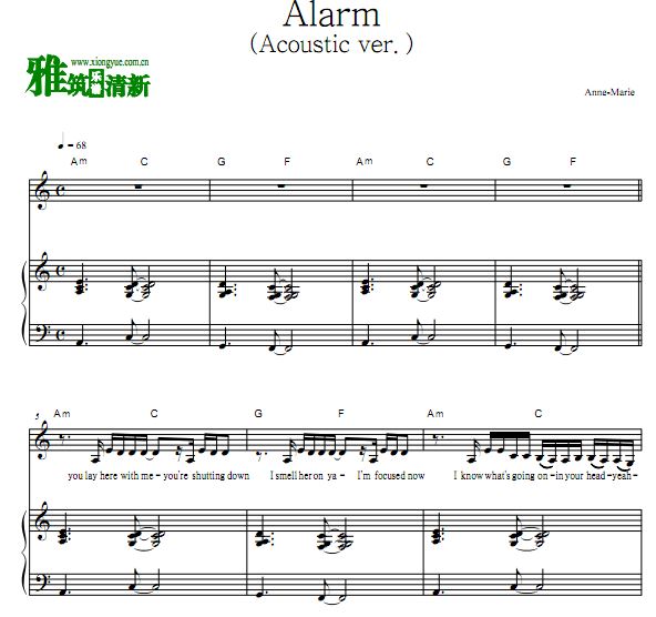 Anne-Marie - Alarm  (Acoustic ver.)
