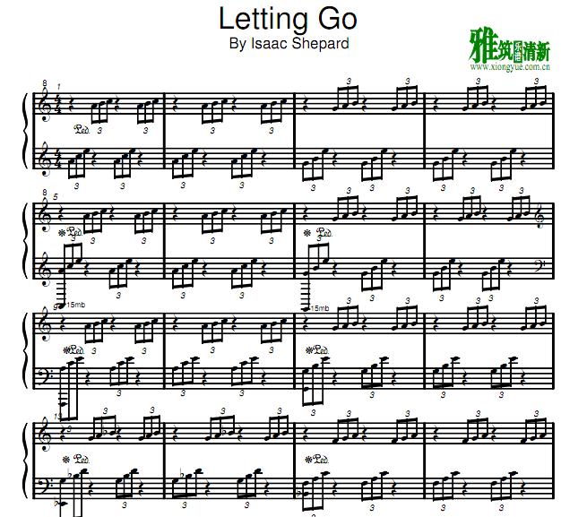 Isaac Shepard - Letting Go钢琴谱
