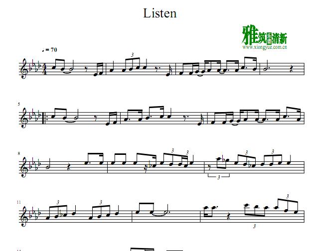 Beyonce - Listen萨克斯