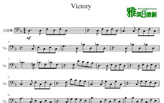 Two steps from Hell - Victory大提琴谱