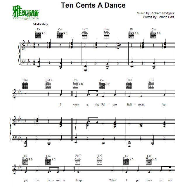 Simple Simon - Ten Cents a Dance钢琴谱