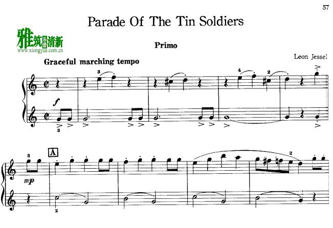 玩具兵进行曲 - Parade of the Tin Soldiers四手联弹谱2