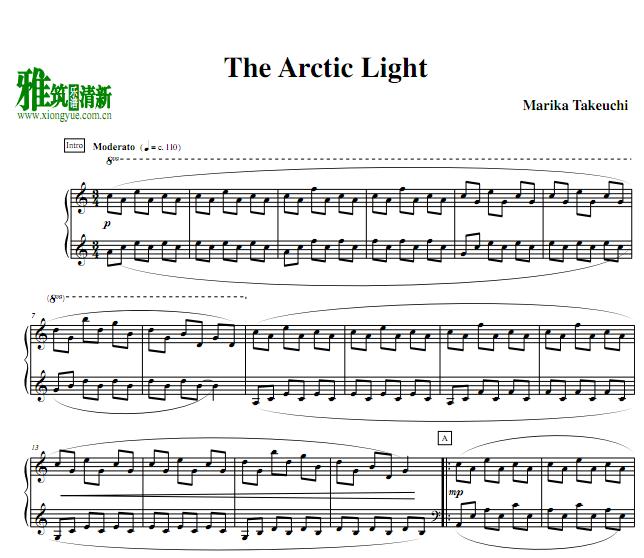 Marika Takeuchi - The Arctic Light钢琴谱