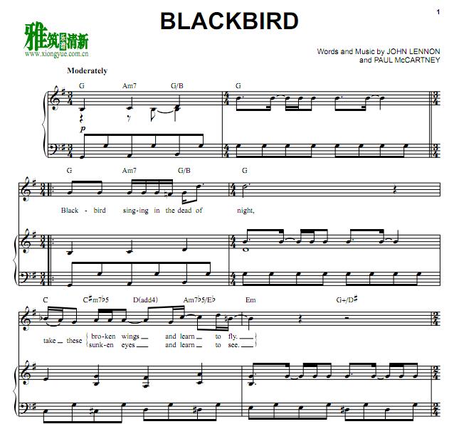The Beatles - Blackbirdٰ