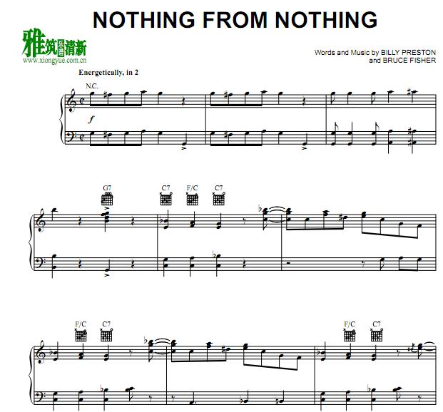 Billy Preston - Nothing from Nothing钢琴谱
