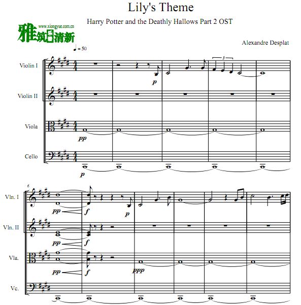  Lily's Theme 