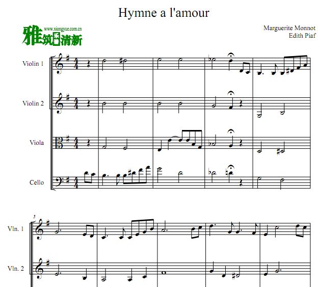 ̸ Hymne A L'amour