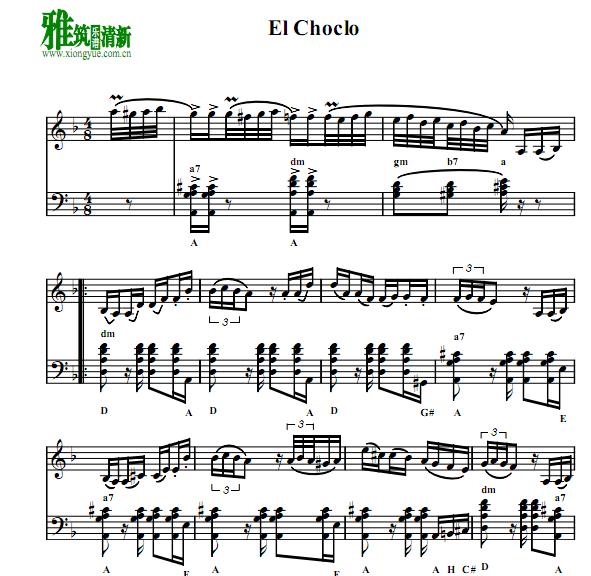 El Choclo手风琴谱