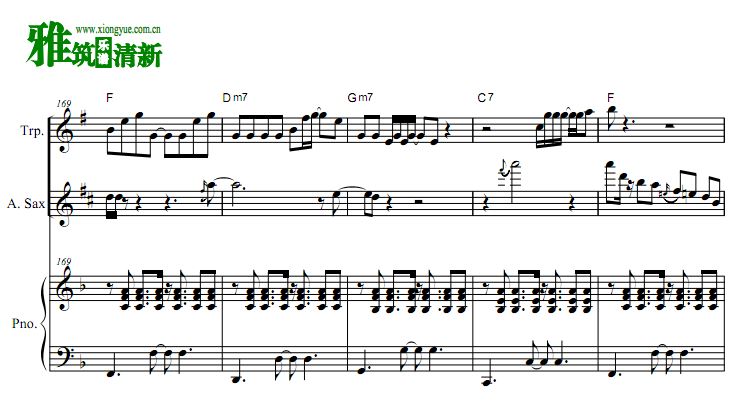 Chuck Mangione - Feels So Good降b小号谱中音萨克斯钢琴谱