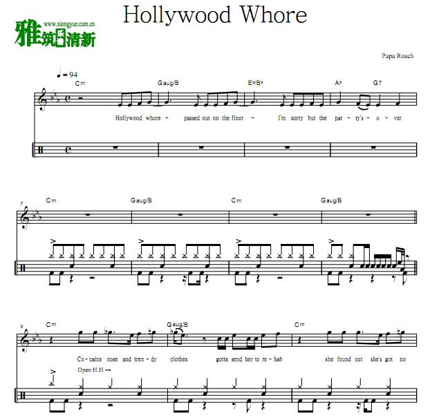 ϵ  Hollywood Whoreӹ