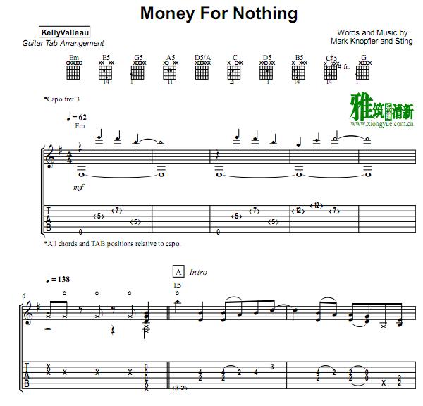 Kelly ValleauָMoney for Nothing