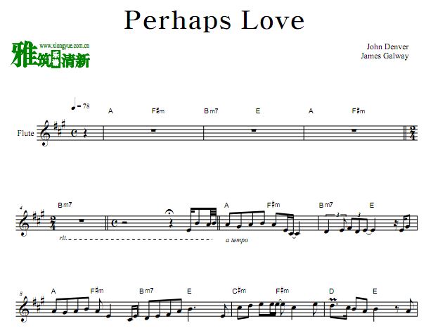 ղķ˹· James Galway  - Perhaps Love