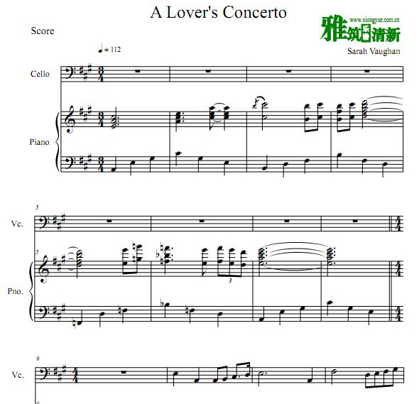Э A Lover's Concerto 
