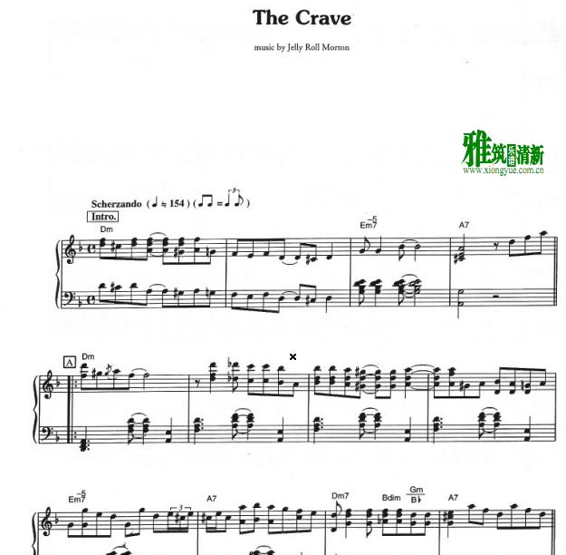 Ennio Morricone - The Crave钢琴谱