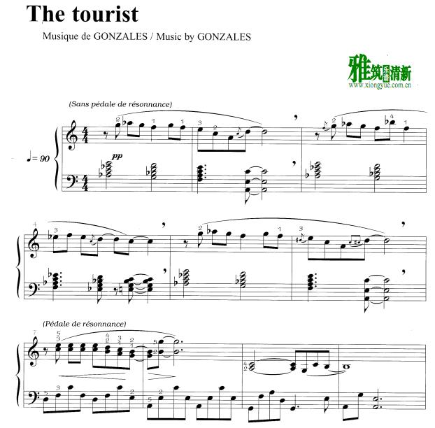 Chilly Gonzales - The Tourist钢琴谱