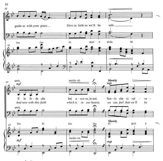 The Prayer四声部合唱钢琴伴奏谱 SATB2