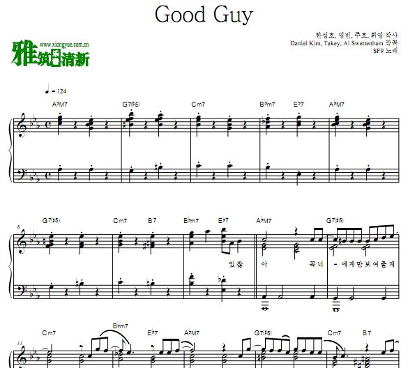 SF9 - Good Guy独奏钢琴谱