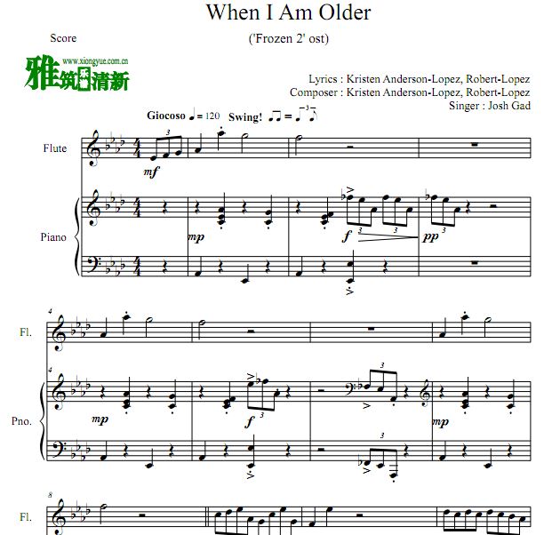 FROZEN2  - When I Am OlderѸٰ