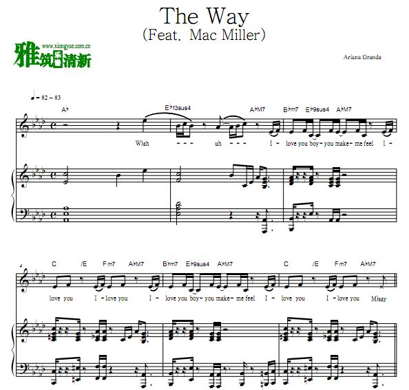 Ariana Grande - The Way (Feat. Mac Miller)ָٰ