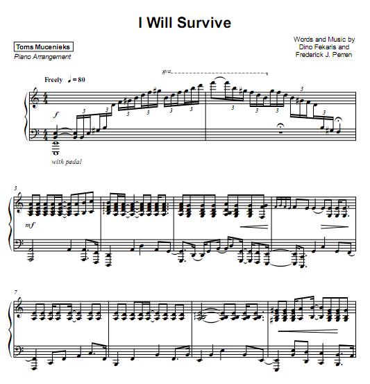 Toms Mucenieks - I Will Survive 