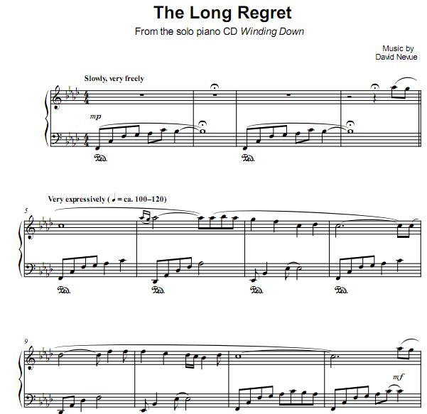 DAVID NEVUE - The Long Regret