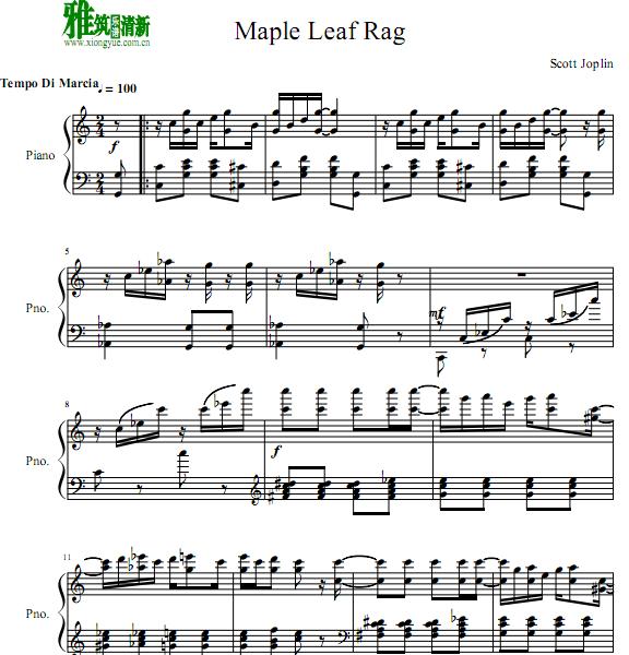 Scott Joplin - Maple Leaf Rag C Ҷ̩ķ