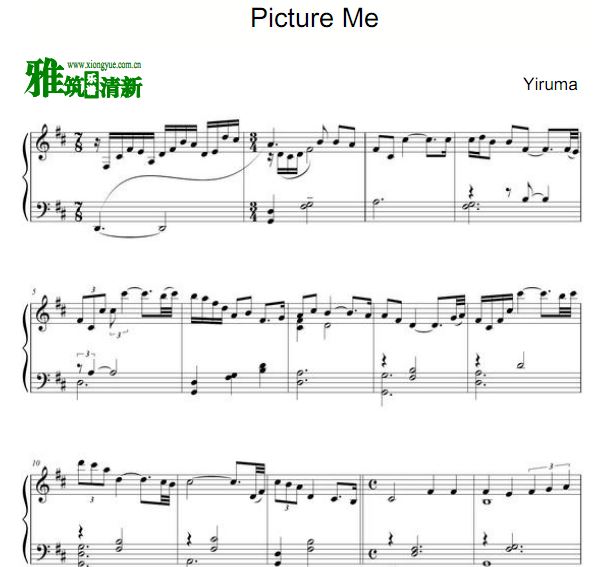 李闰珉Yiruma - Picture Me (2019 ver.)钢琴谱