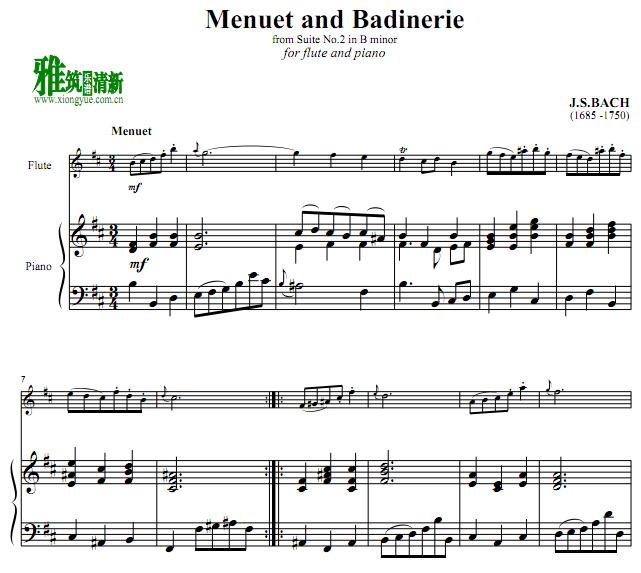 ͺ Menuet and BadinerieѸٰ