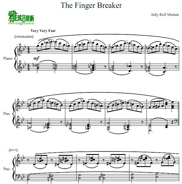 The Finger Breaker钢琴谱