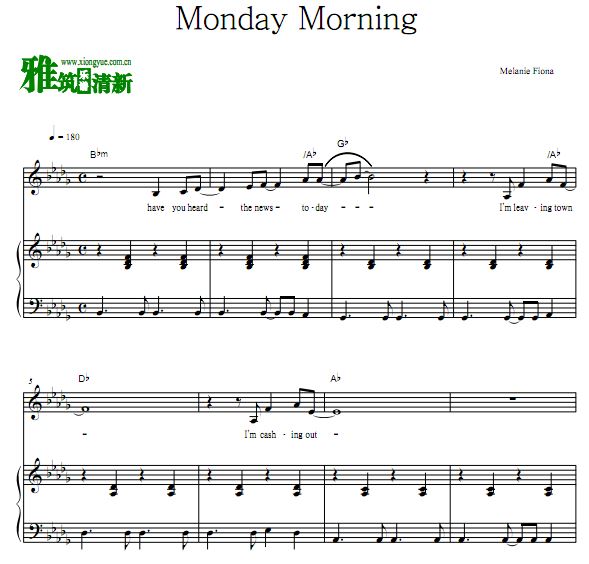 Melanie Fiona - Monday Morningٰ 