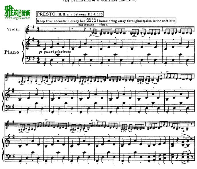 岸边的茉莉小提琴钢琴伴奏谱 Molly on the Shore